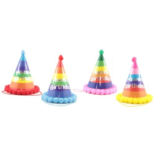 HAT POMPOM ASSORTED STRIPE image 0