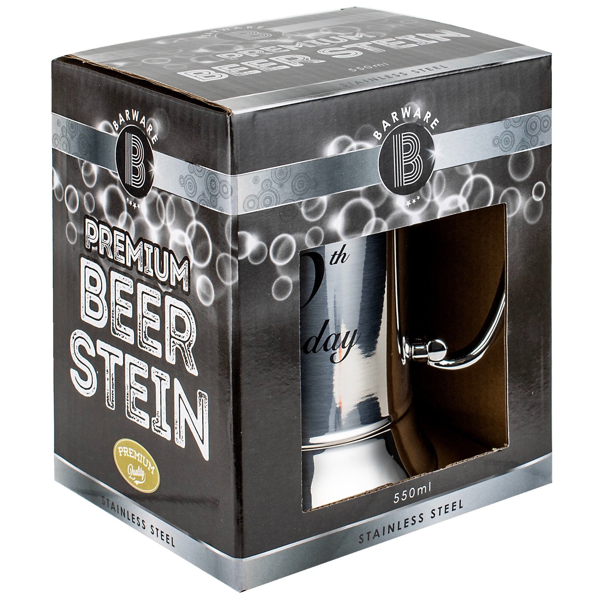 18oz BEER MUG PLAIN