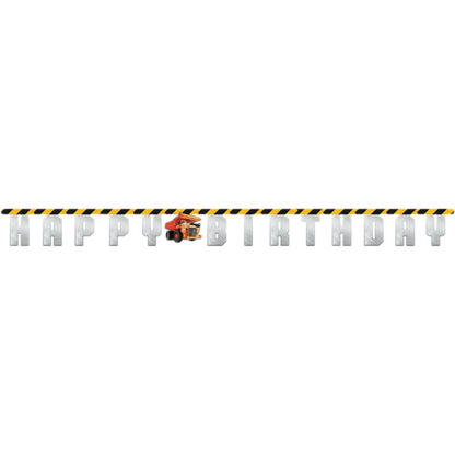 Big Dig Construction Jointed Banner