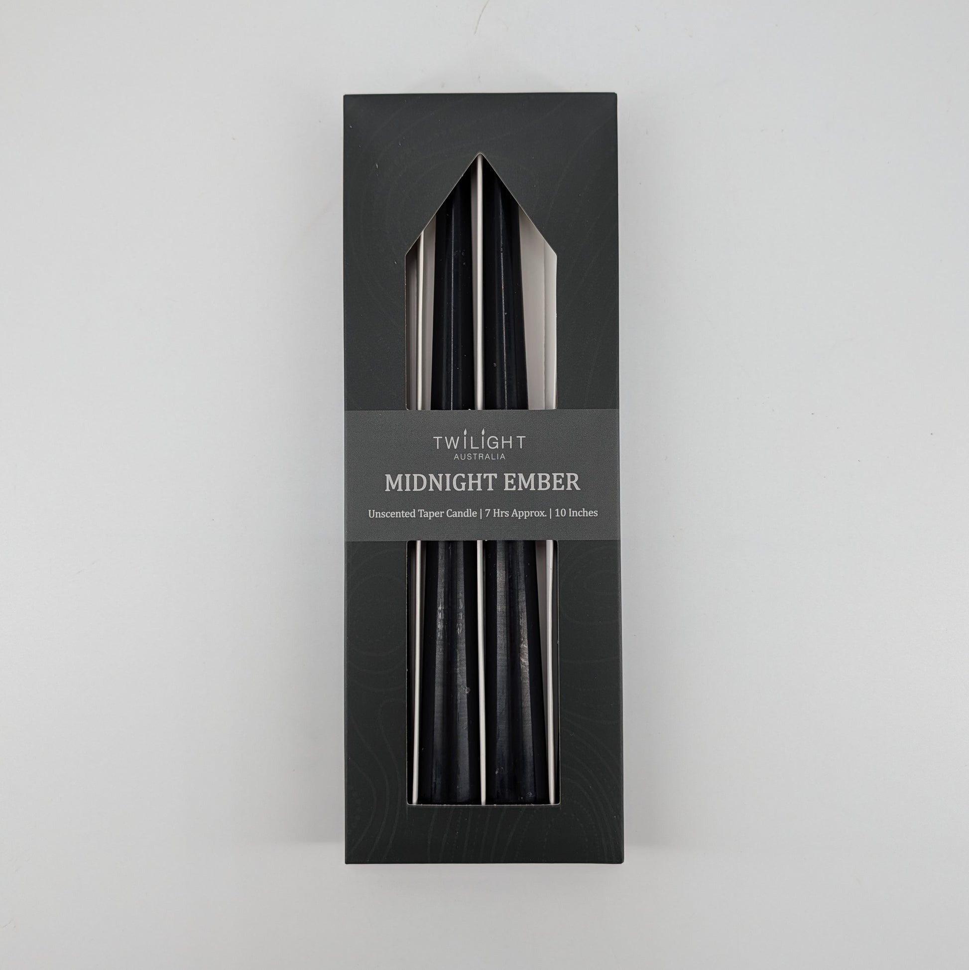 Taper Candle 4pcs 10" - Black