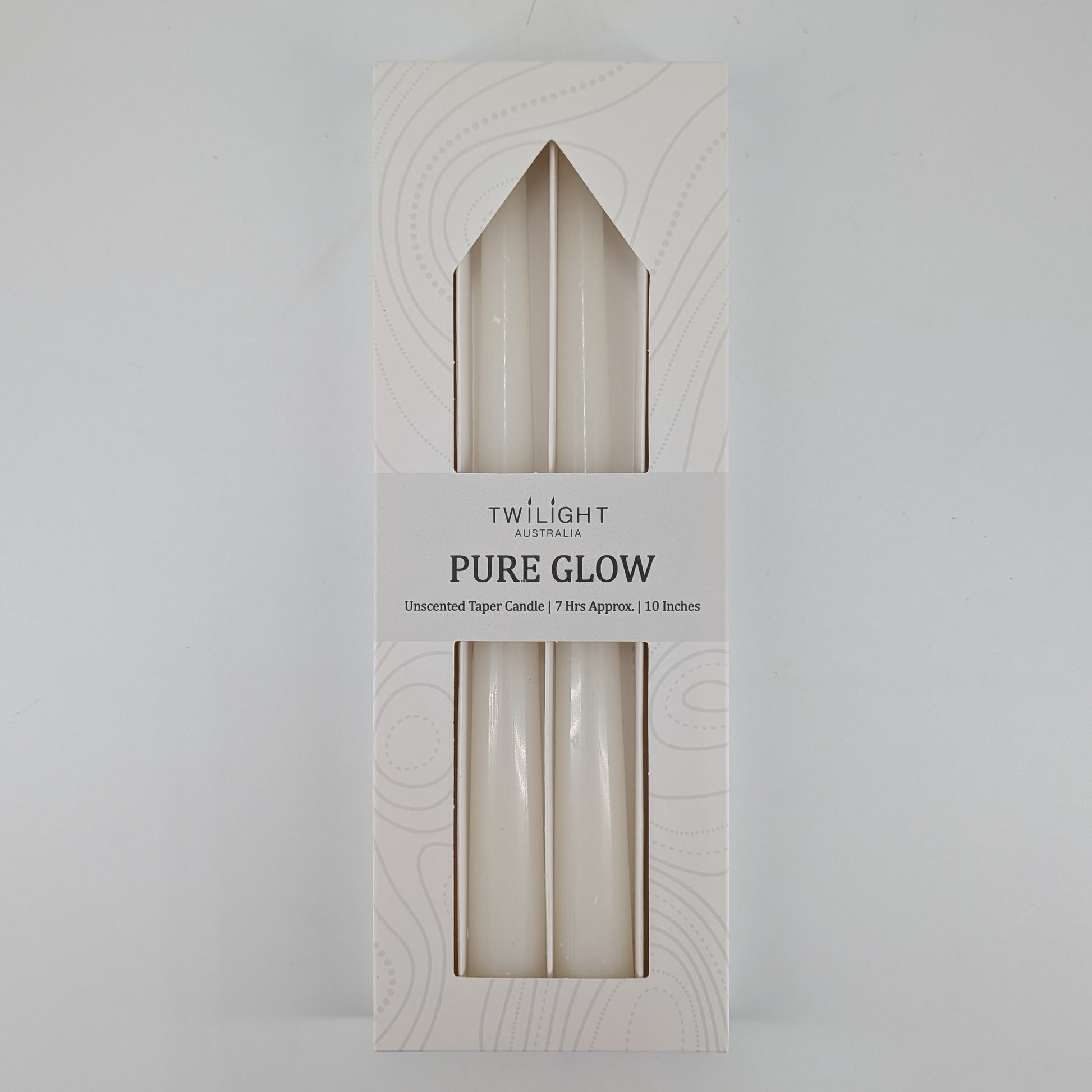 Taper Candle 4pcs 10" - White
