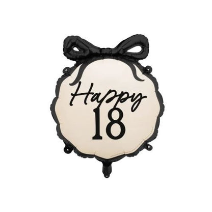 Foil Ribbon Balloon Happy 18th