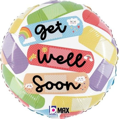 18" Foil Balloon - CHEER GETWELL BANDAID