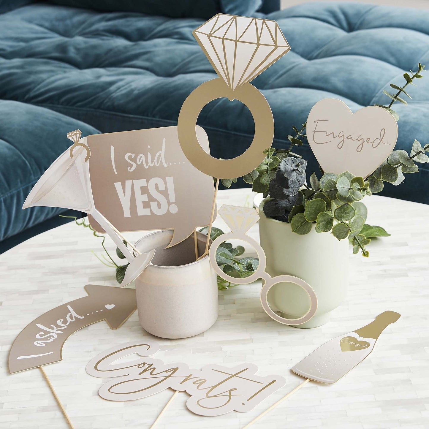 Engagement Photo Props