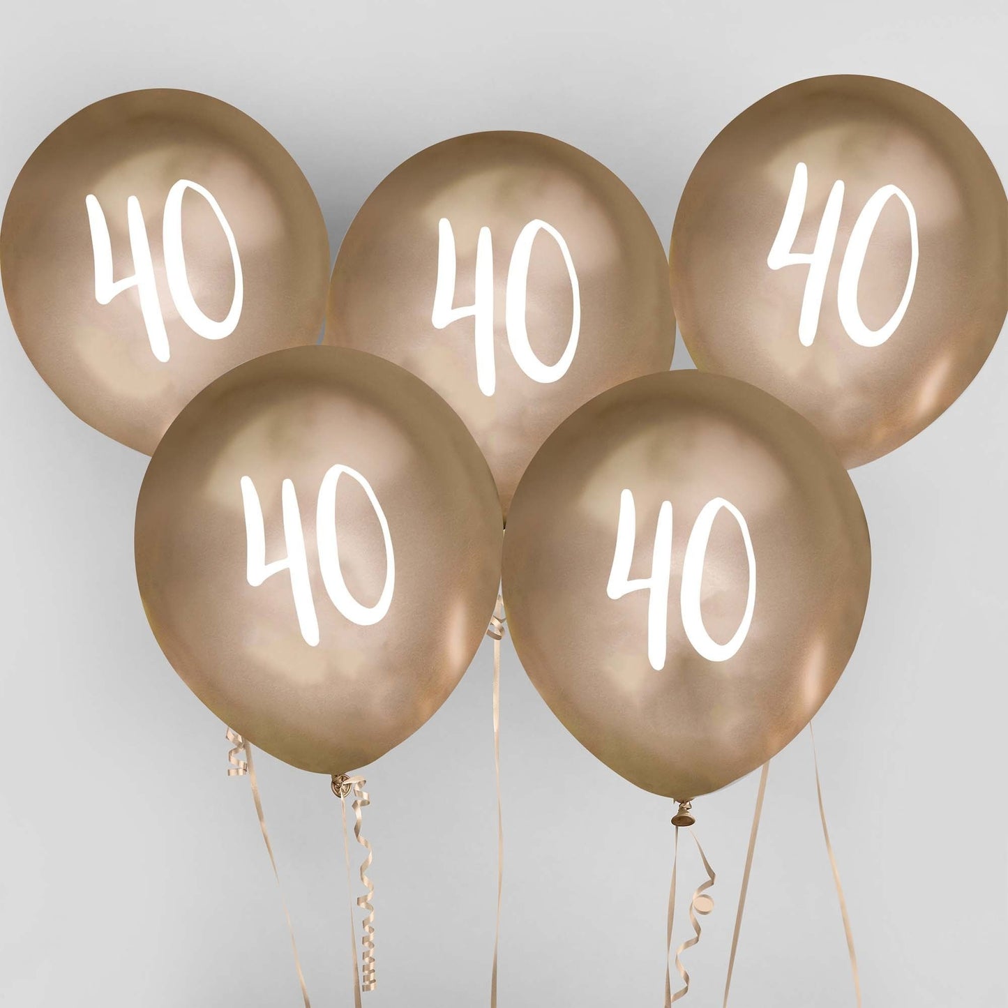 Metallic Gold  '40' Balloon Bundle