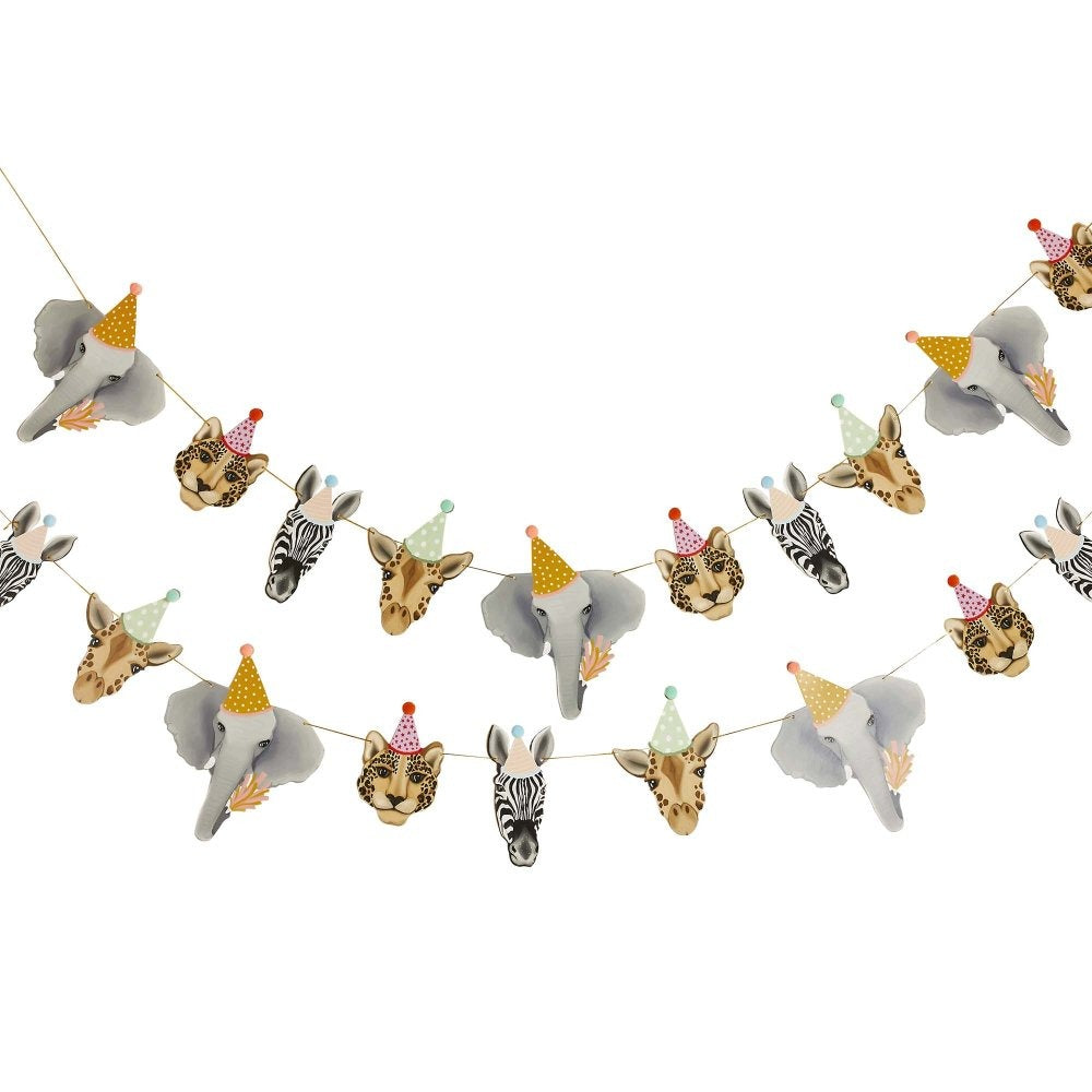 Party Animals Party Animal Card Garland 2m