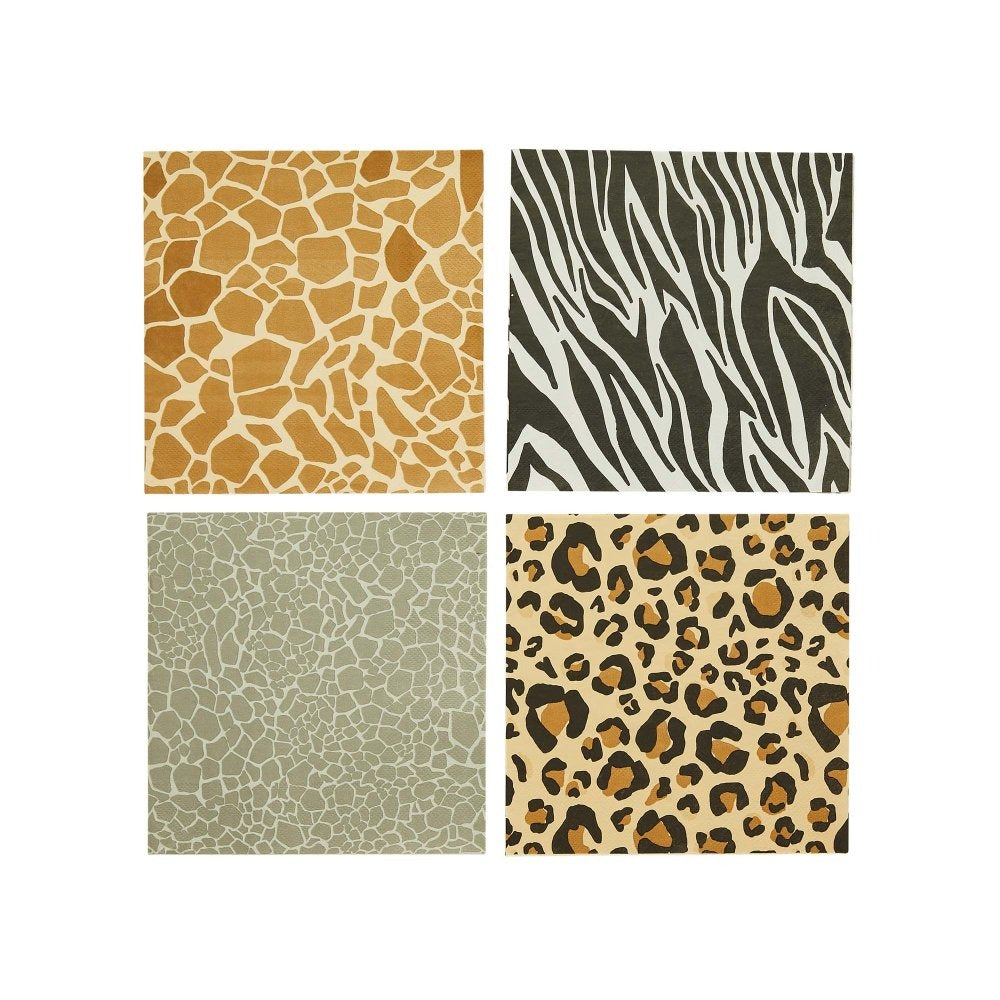 Party Animals Print Lunch Napkins 16pk