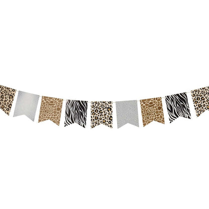 Party Animals Print Card Bunting 2.5m
