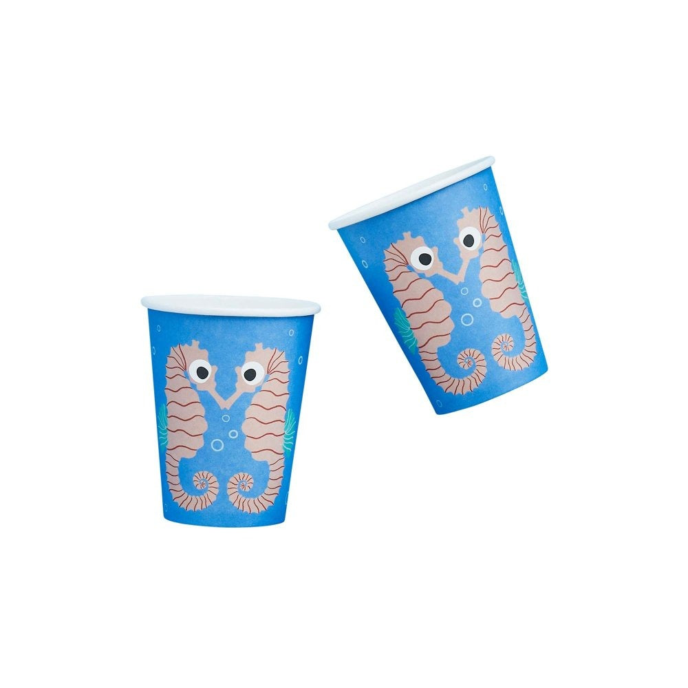 Whale Of A Time 250ml Paper Cups 8pk