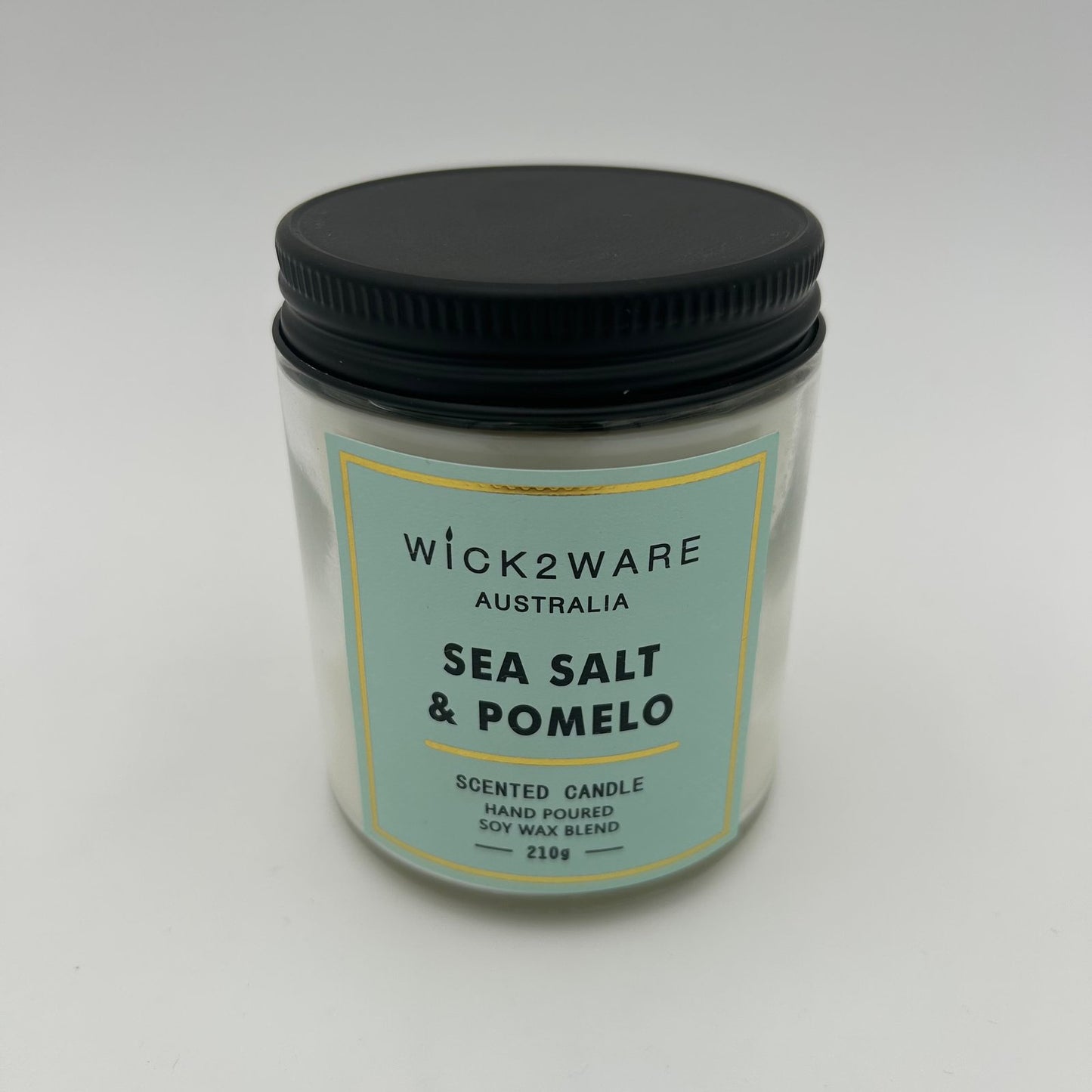 Scented Soy Wax Candle 210g - Sea Salt & Pomelo