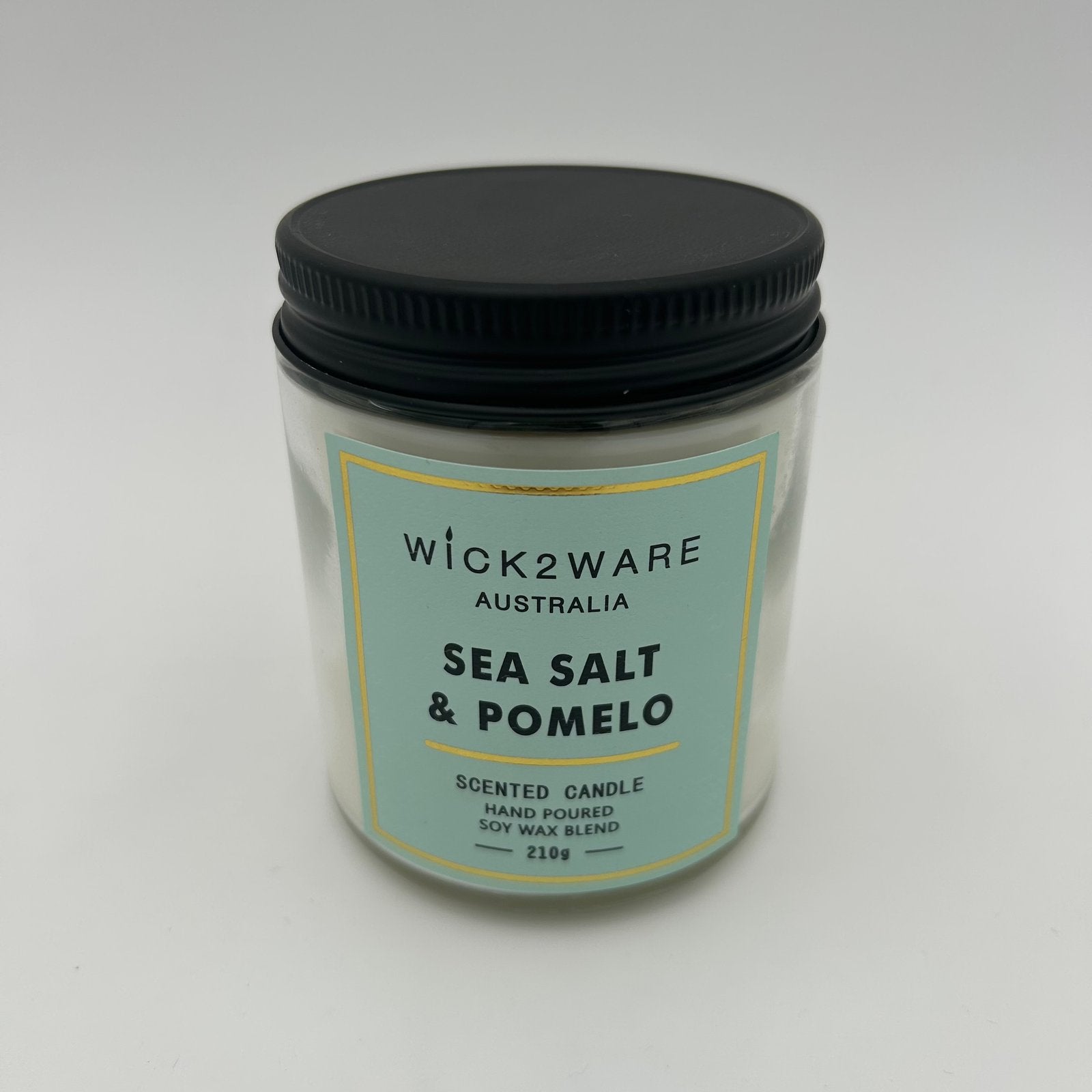 Scented Soy Wax Candle 210g - Sea Salt & Pomelo