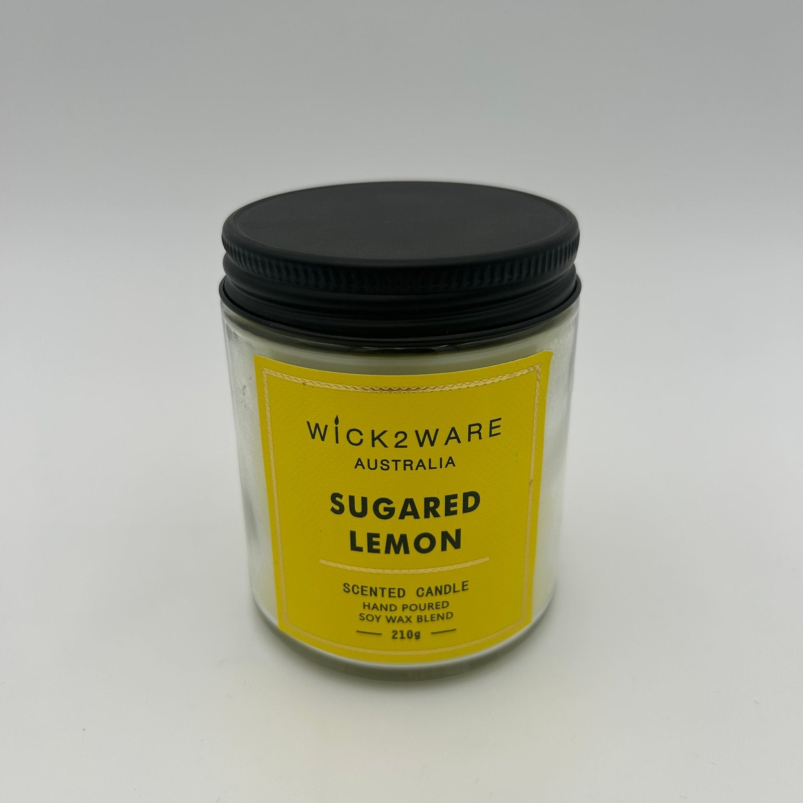 Scented Soy Wax Candle 210g - Sugared Lemon