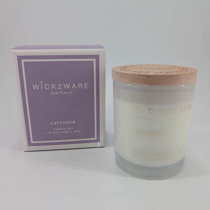 Soy Candle Jar 260g - Lavender