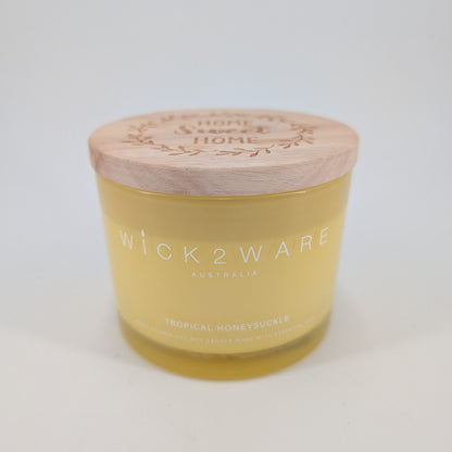 Soy Candle Jar 340g - Tropical HoneySuckle
