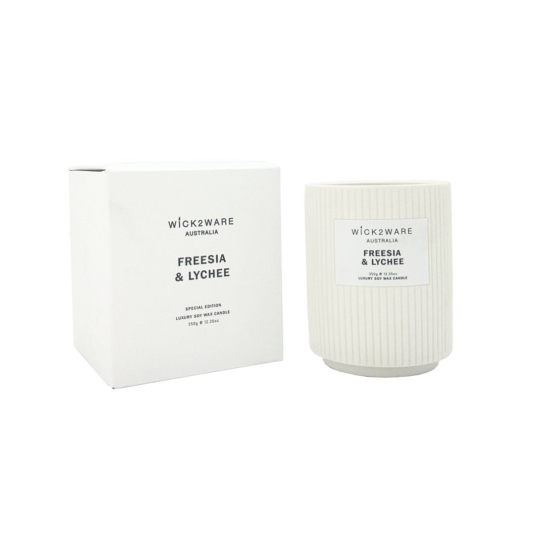 Luxury Soy Wax Candle 350g - Freesia Lychee