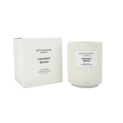 Luxury Soy Wax Candle 350g - Coconut Beach