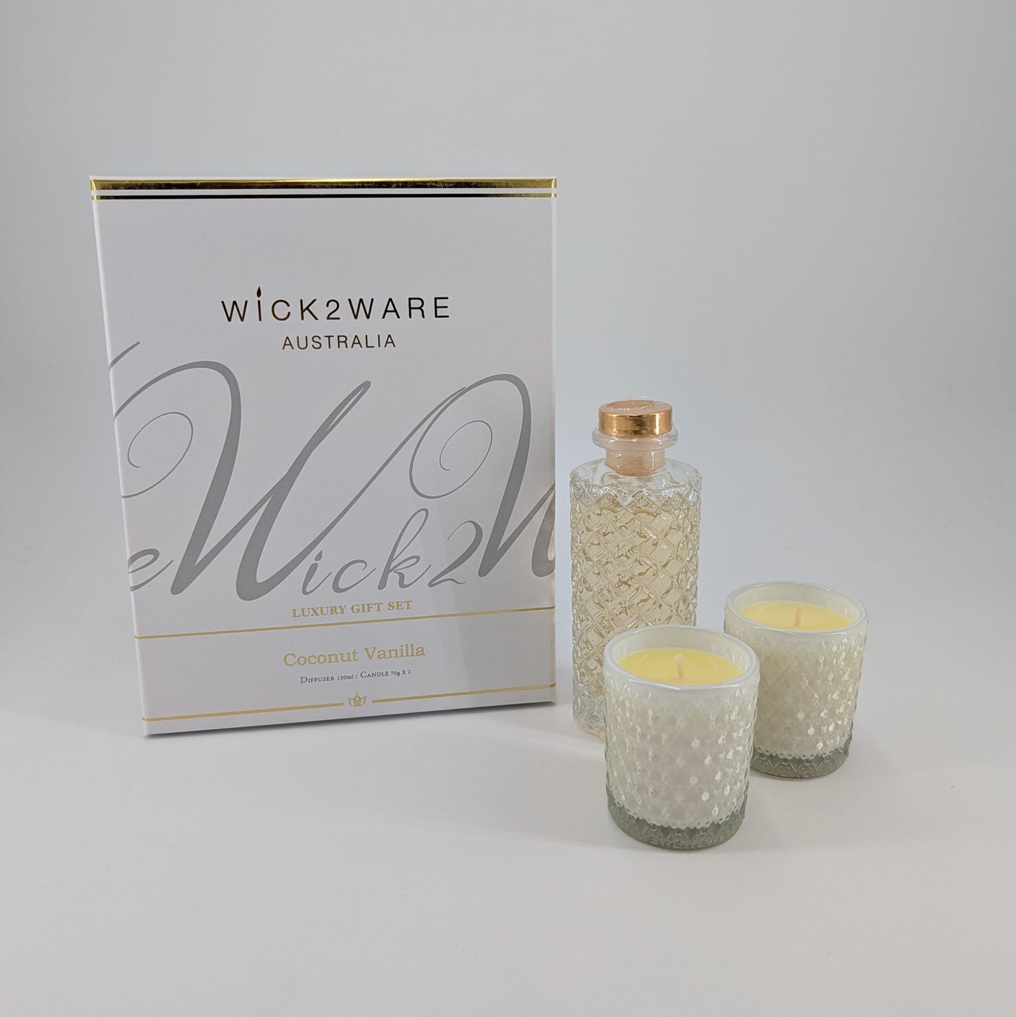 Candle/Diffuser Luxury Gift Set - Coconut Vanilla