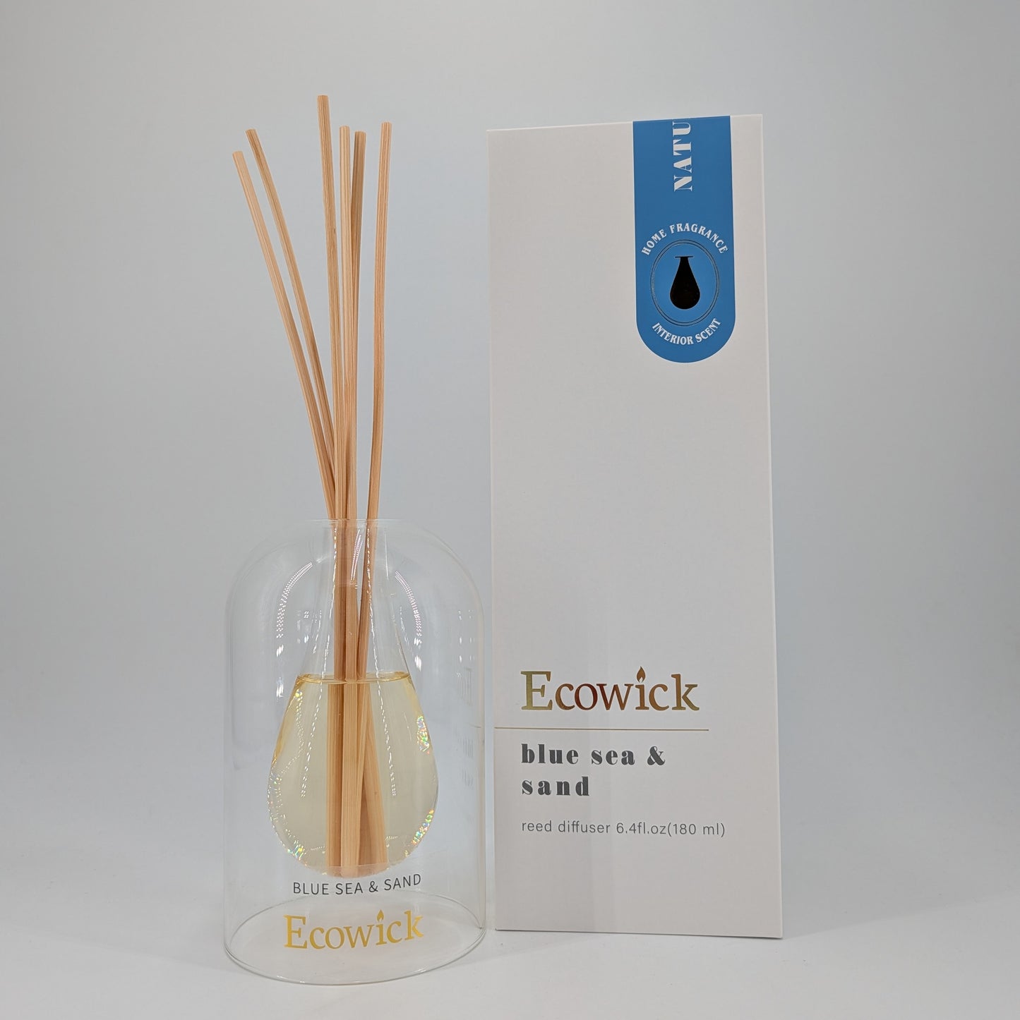 Diffuser Lantern Bottle 180ml - Blue Sea & Sand