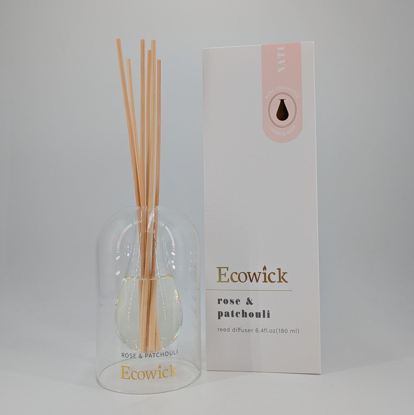 Diffuser Lantern Bottle 180ml - Rose & Patchouli