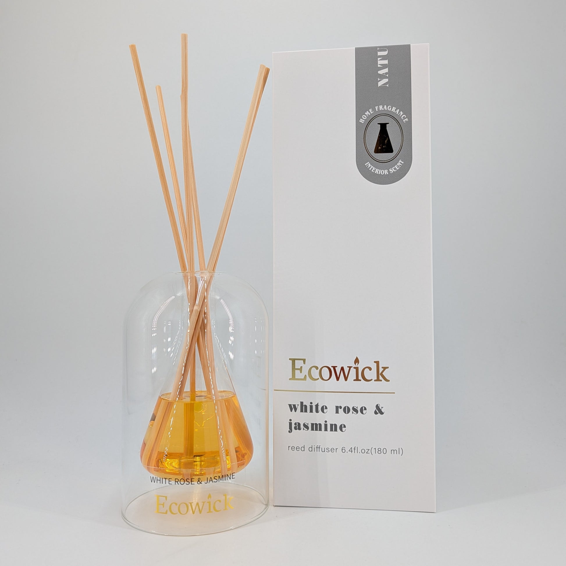 Diffuser Lantern Bottle 180ml - White Rose & Jasmine