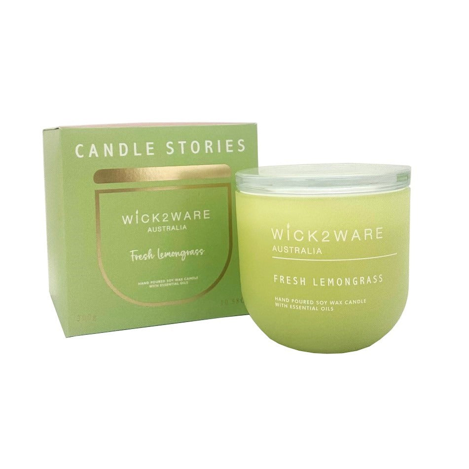 Soy Candle Jar 300g Fresh Lemongrass