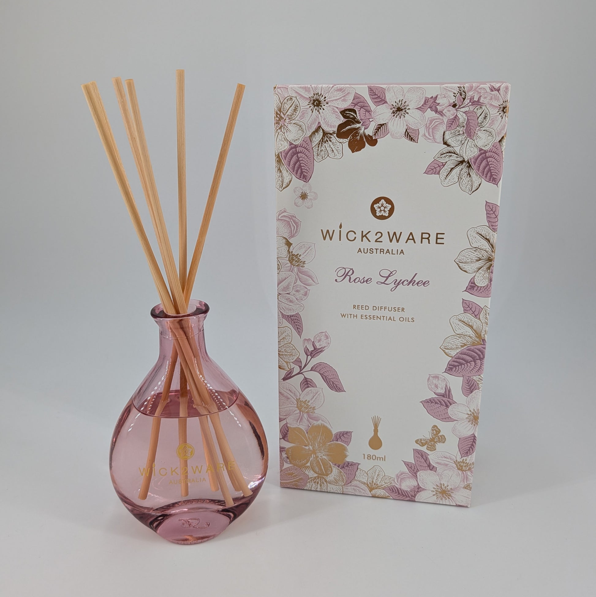 Diffuser 180ml - Rose & Lychee