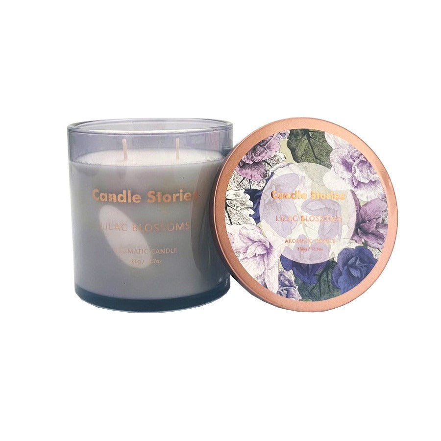 Soy Candle Jar 360g - Lilac Blossoms