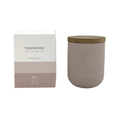Candle Jar 340g - Teak Wood