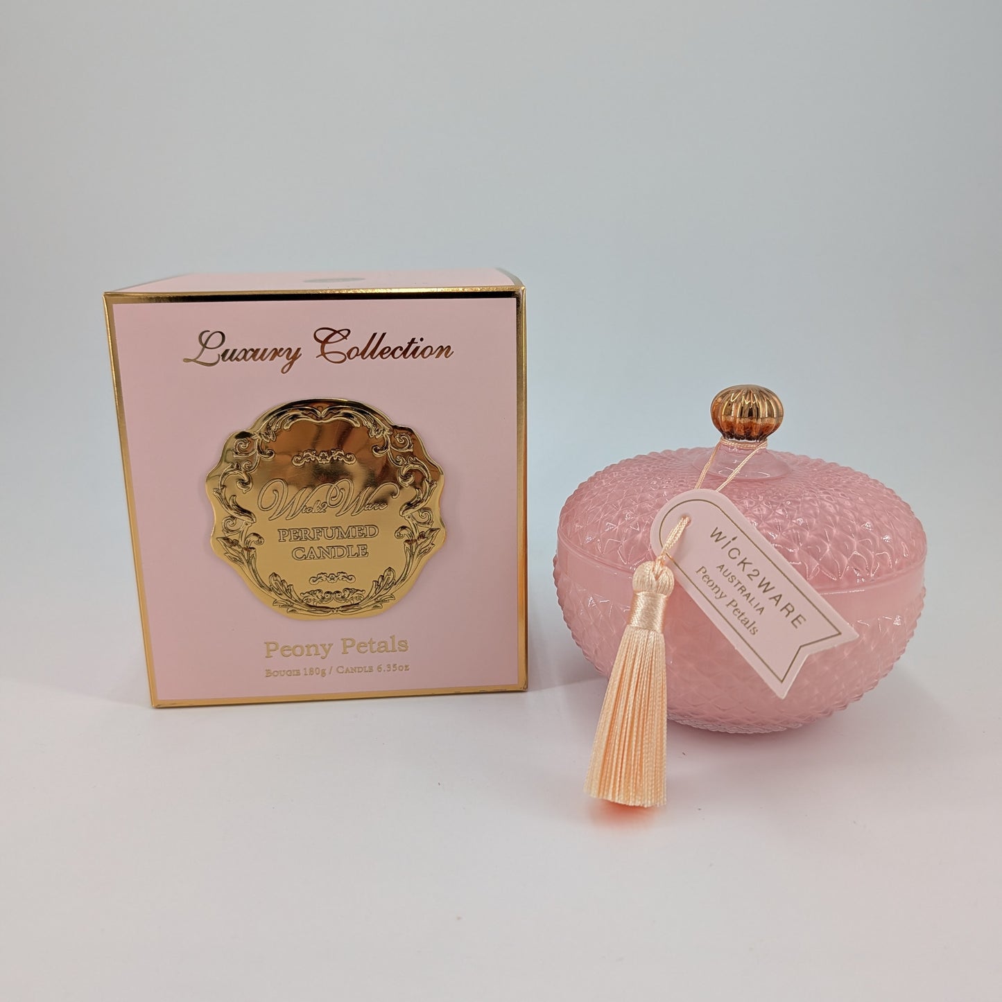 Soy Sphere Candle Jar - Peony Petals