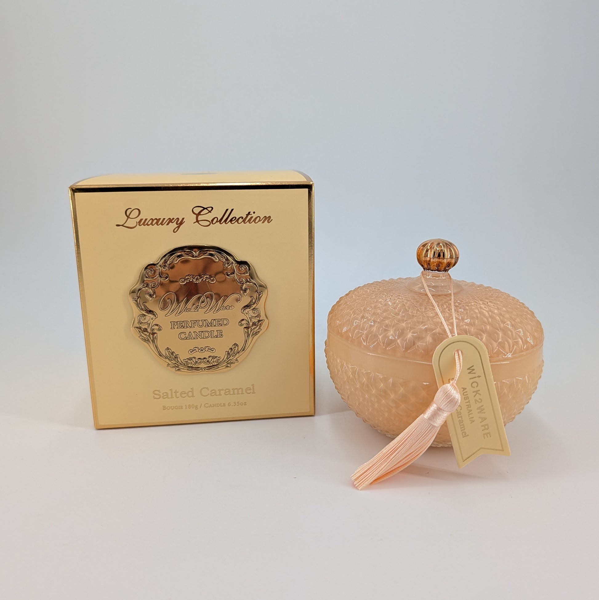 Soy Sphere Candle Jar -Salted Caramel