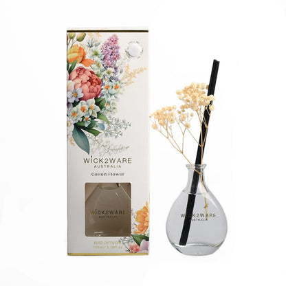Dried Flower Diffuser 100ml - Cotton Flower
