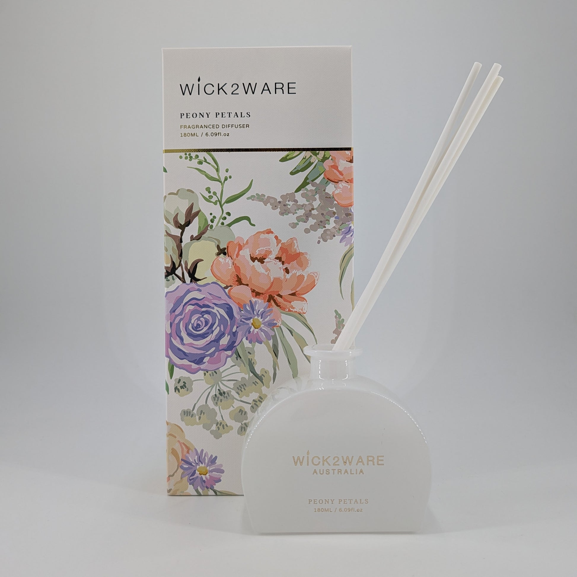 Floral Diffuser 180ml - Peony Petals