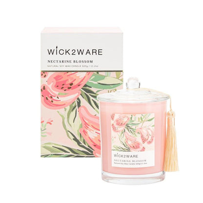 Soy Candle Jar 320g - Nectarine Blosom