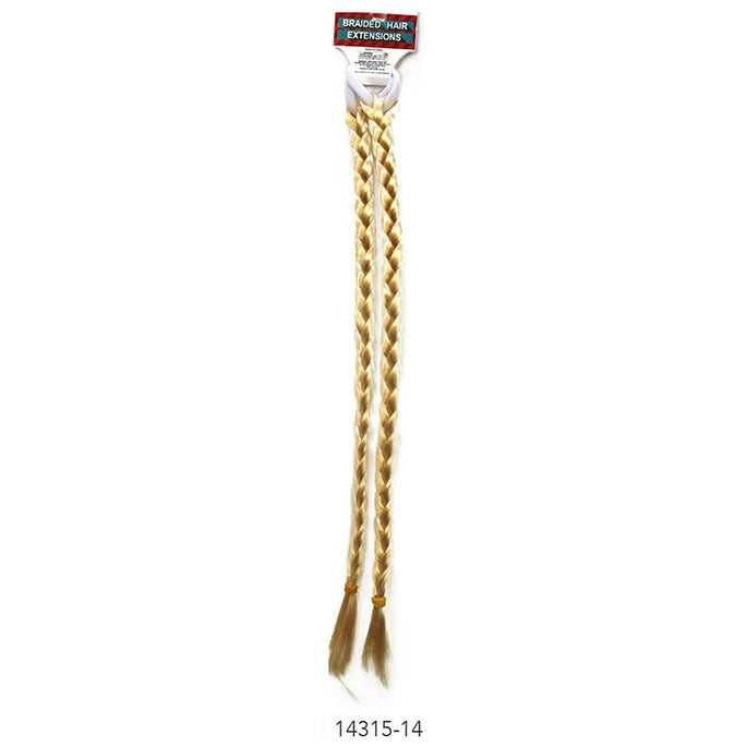 Long Coloured Braided Hair Extension (Blonde)