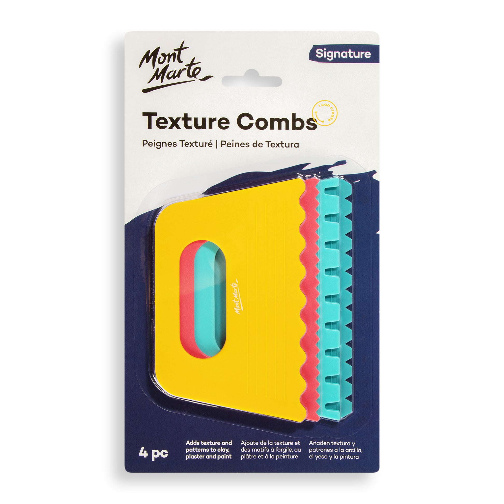Texture Combs 4pc