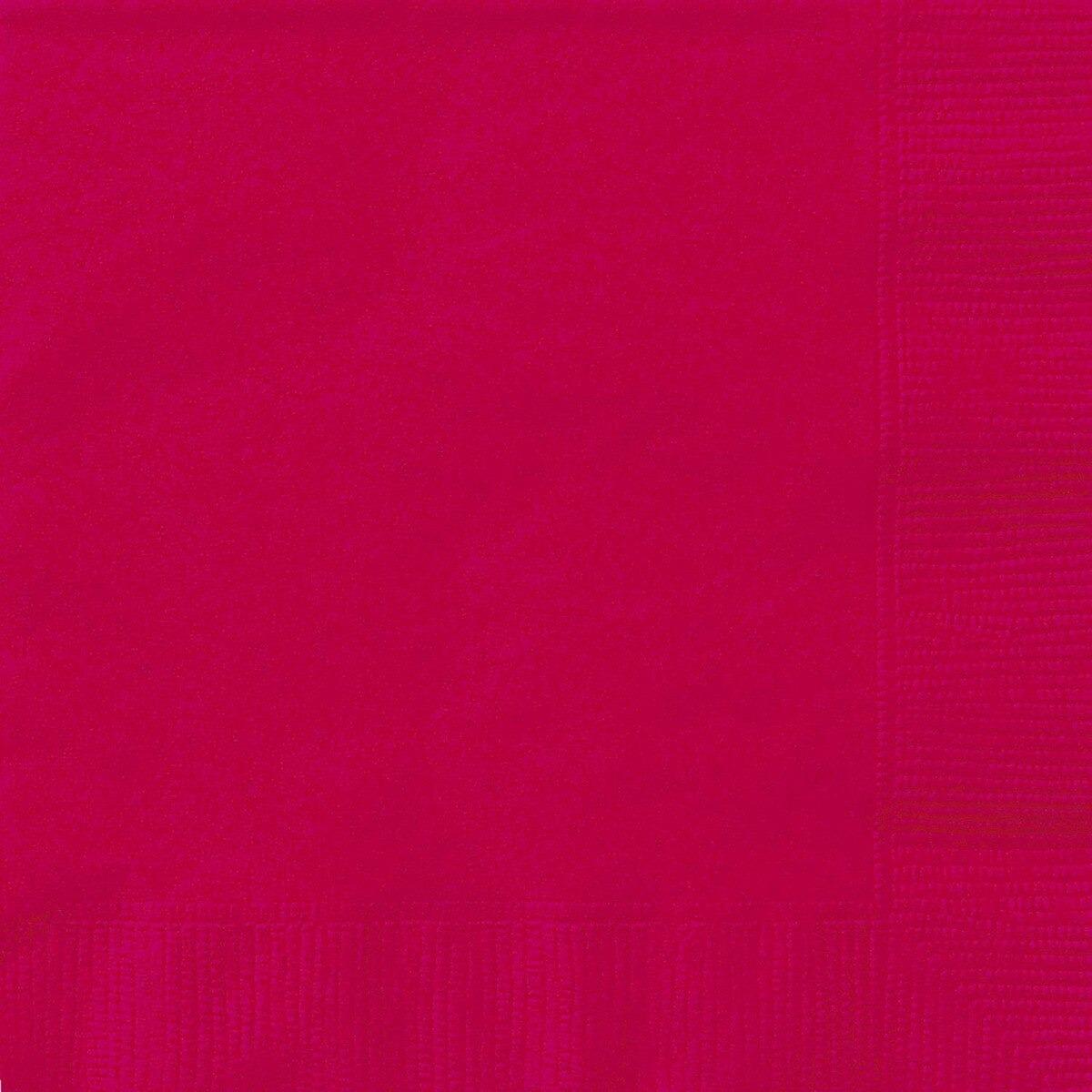 Ruby Red 20pk Cocktail Beverage Napkins