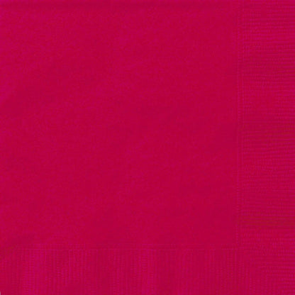 Ruby Red 20pk Cocktail Beverage Napkins