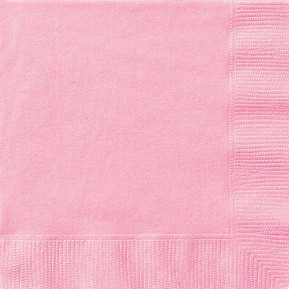 Lovely Pink 20pk Cocktail Beverage Napkins