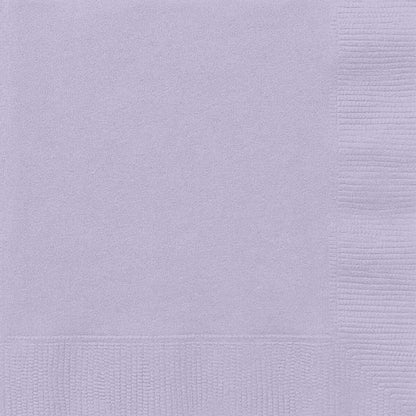Lavender 20 Cocktail Beverage Napkins