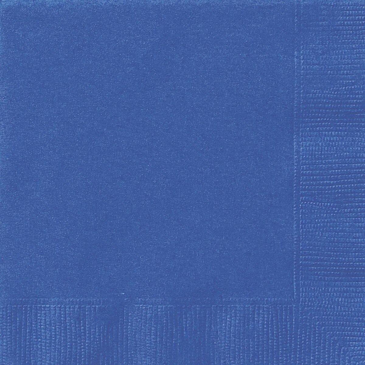 Royal Blue 20pk Cocktail Beverage Napkins