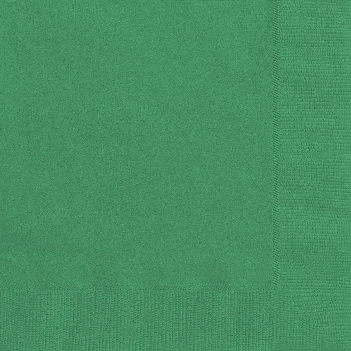 Emerald Green 20 Cocktail Beverage Napkins