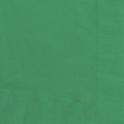 Emerald Green 20 Cocktail Beverage Napkins