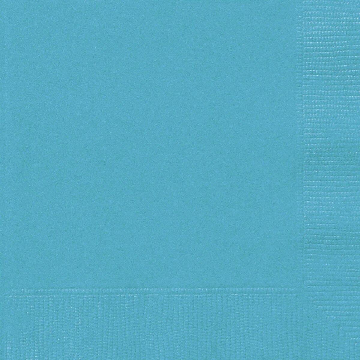 Caribbean Teal 20pk Cocktail Beverage Napkins