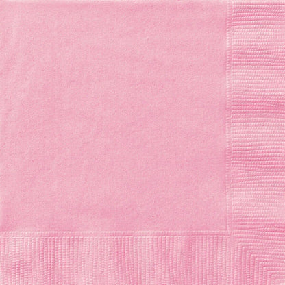 Lovely Pink 20pk Lunch Napkins