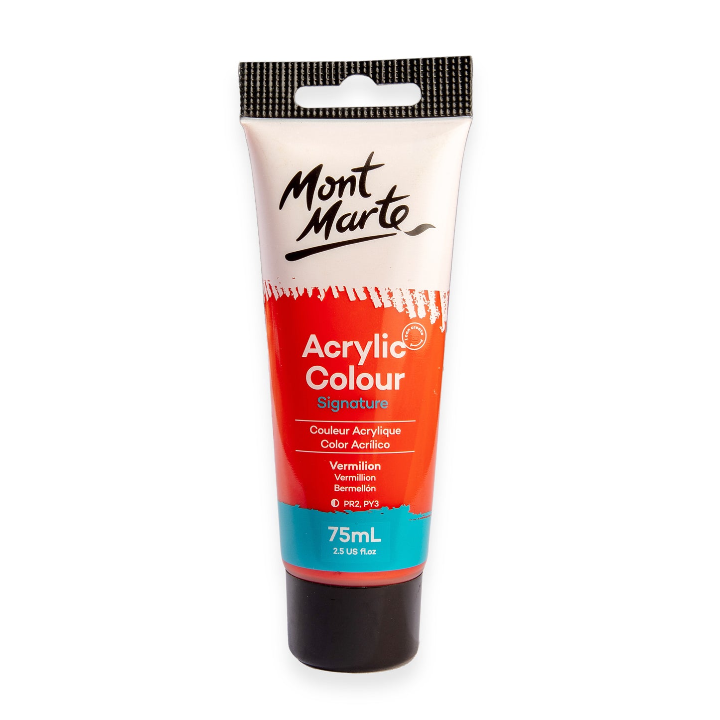Acrylic Colour Paint 75ml - Vermilion