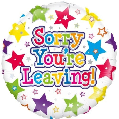 18" Foil Balloon - SORRY YOURE LEAVING