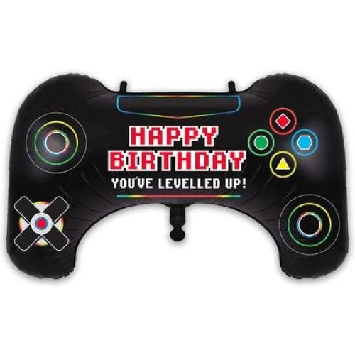 Foil Balloon 31" GAME CONTROLLER BDAY