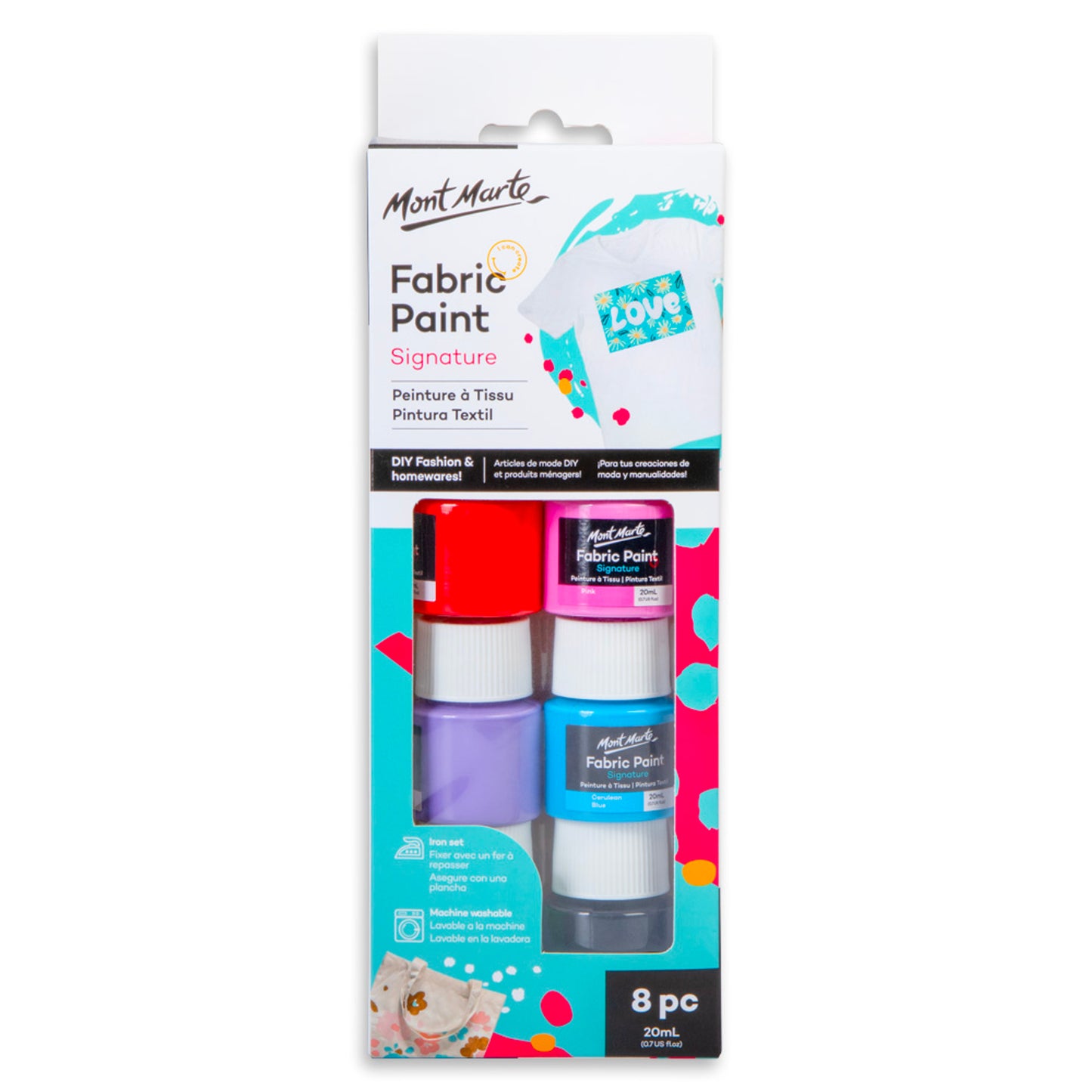 Fabric Paint Set 8pc x 20ml
