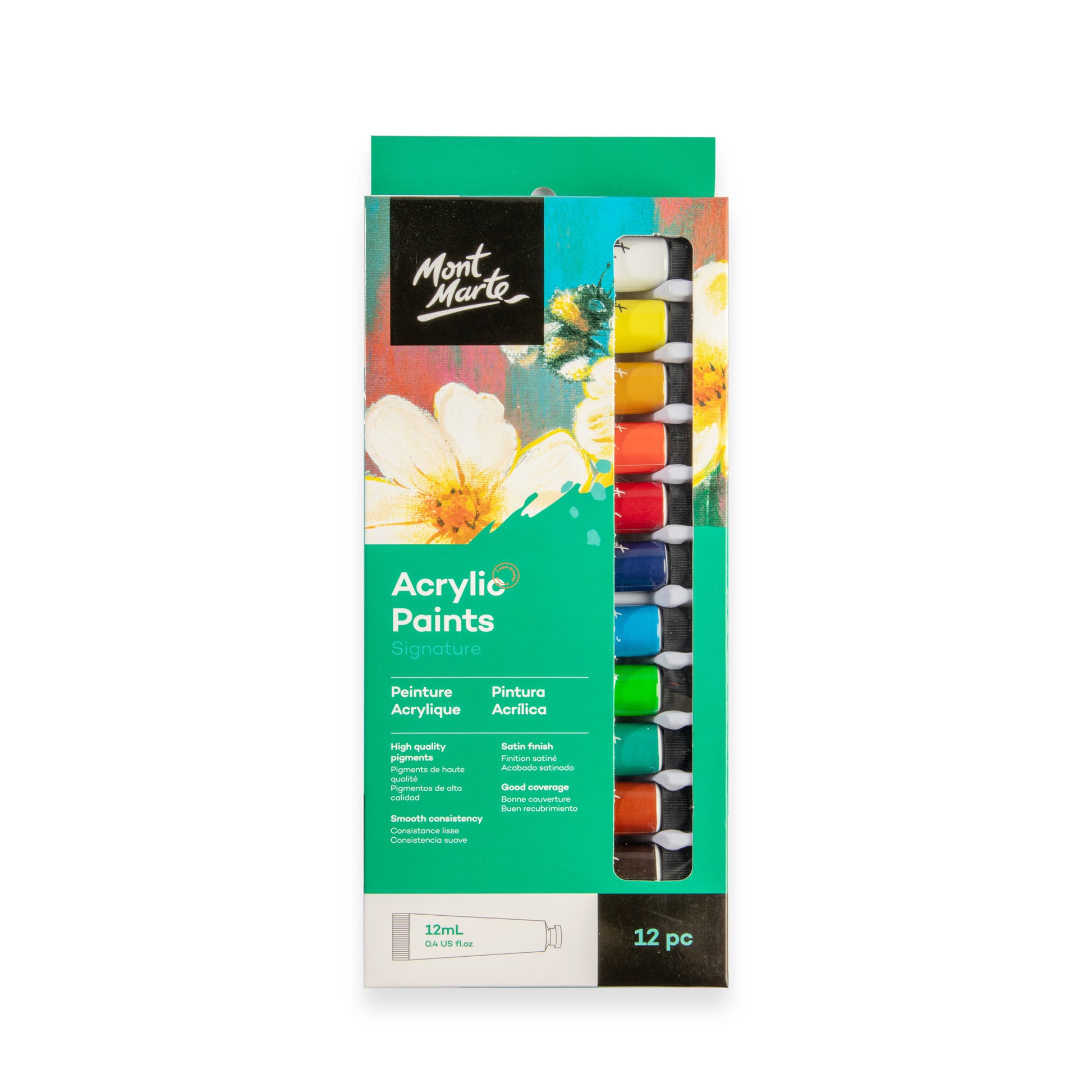 Acrylic Paint Set 12pc x 12ml
