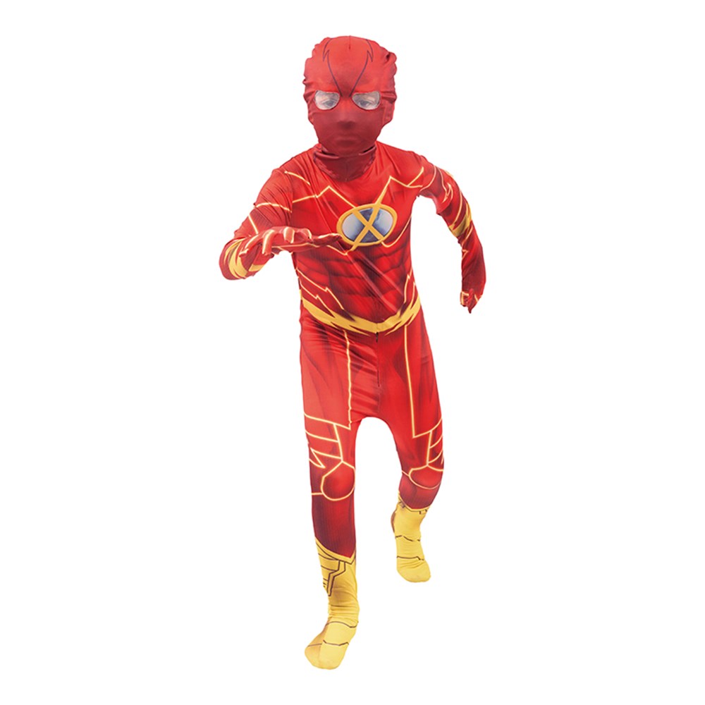 SUPER HERO COSTUME-INCLUDING JUMPSUIT, SIZE XL 9-10YO, HEIGHT APPROX. 140CM, WAIST APPROX. 62CM